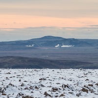 Największa islandzka elektrownia geotermalna Hellisheiði.