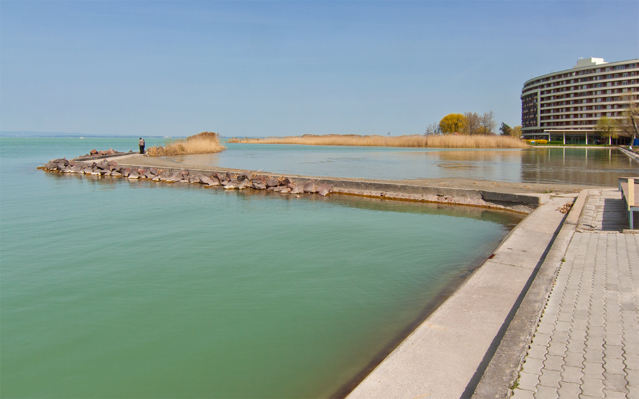 Pierwsze spotkanie z Balatonem.